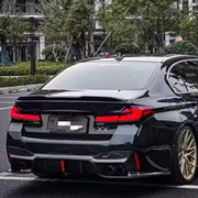 BMW 5 Series M5 F90 G30 Carbon Diffuser and Spats with LED Light - CarbonFiber - F90 product image 1